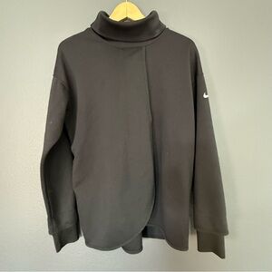 Nike Black Split Front Top